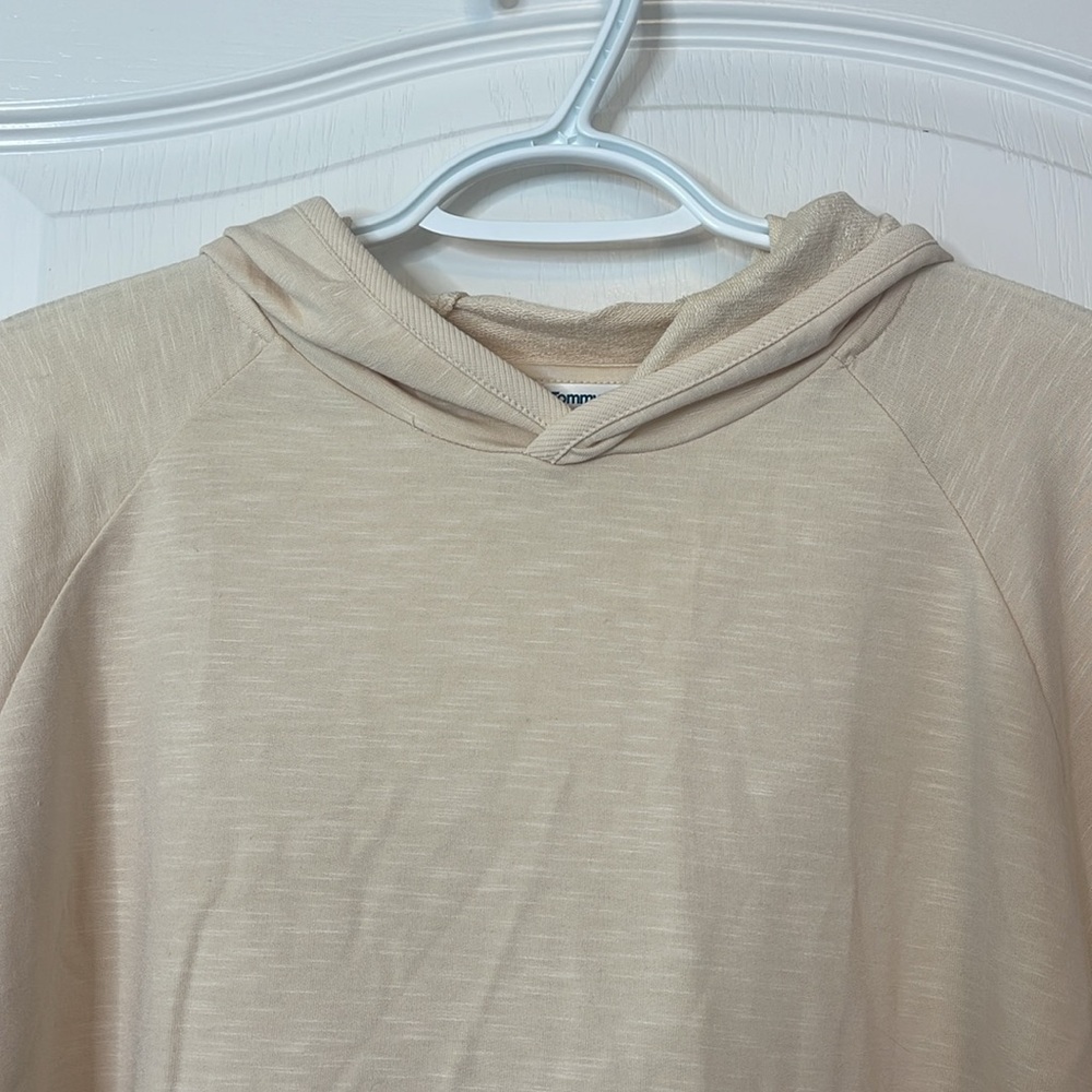 Tommy John Super Soft Terry Lounge Hoodie Parchment Medium - Picture 8 of 15